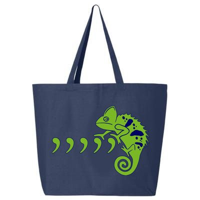 COMMA CHAMELEON FUNNY SONG PARODY MEME 25L Jumbo Tote