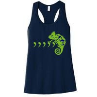 COMMA CHAMELEON FUNNY SONG PARODY MEME Women's Racerback Tank