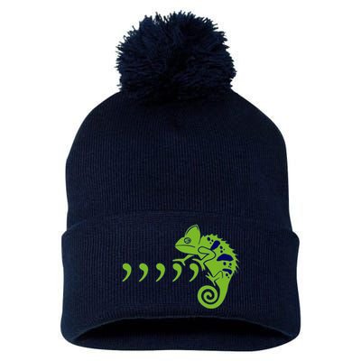 COMMA CHAMELEON FUNNY SONG PARODY MEME Pom Pom 12in Knit Beanie