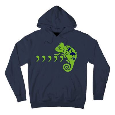 COMMA CHAMELEON FUNNY SONG PARODY MEME Tall Hoodie