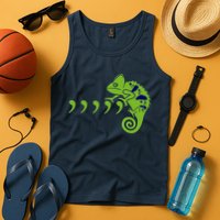 COMMA CHAMELEON FUNNY SONG PARODY MEME Tank Top