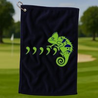 COMMA CHAMELEON FUNNY SONG PARODY MEME Golf Towel