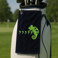 COMMA CHAMELEON FUNNY SONG PARODY MEME Golf Towel