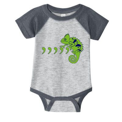 COMMA CHAMELEON FUNNY SONG PARODY MEME Infant Baby Jersey Bodysuit