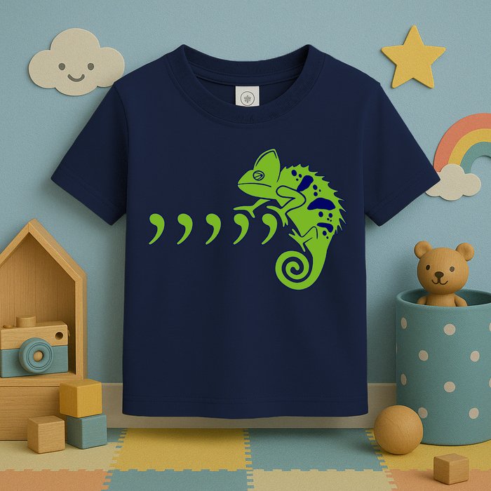 COMMA CHAMELEON FUNNY SONG PARODY MEME Toddler T-Shirt