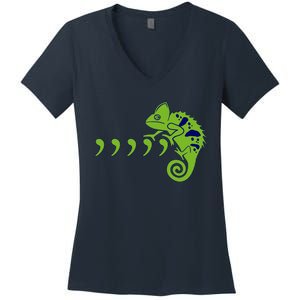 COMMA CHAMELEON FUNNY SONG PARODY MEME Women's V-Neck T-Shirt