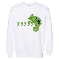 COMMA CHAMELEON FUNNY SONG PARODY MEME Garment-Dyed Sweatshirt