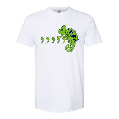 COMMA CHAMELEON FUNNY SONG PARODY MEME Softstyle® CVC T-Shirt