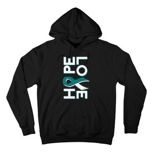 Cervical Cancer Fight Cancer Ribbon Hoodie