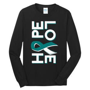 Cervical Cancer Fight Cancer Ribbon Tall Long Sleeve T-Shirt