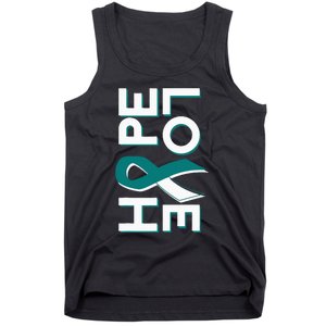 Cervical Cancer Fight Cancer Ribbon Tank Top