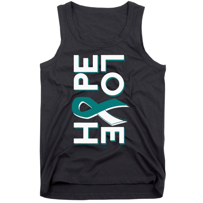 Cervical Cancer Fight Cancer Ribbon Tank Top