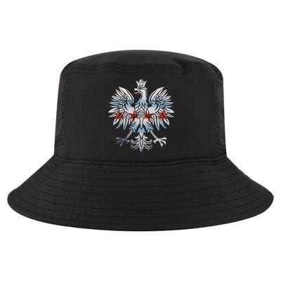 Cool Chicago Flag Polish Eagle Funny Illinois Emblem Cool Comfort Performance Bucket Hat