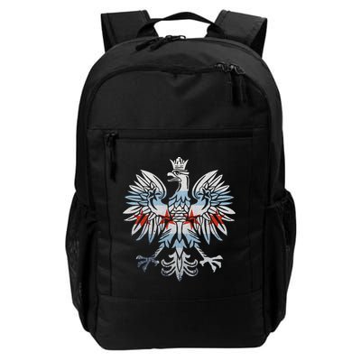 Cool Chicago Flag Polish Eagle Funny Illinois Emblem Backpack