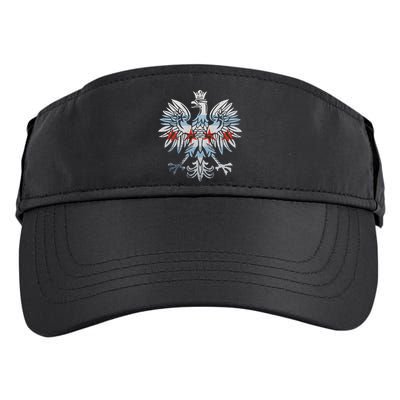 Cool Chicago Flag Polish Eagle Funny Illinois Emblem Adult Drive Performance Visor