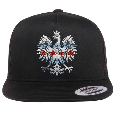 Cool Chicago Flag Polish Eagle Funny Illinois Emblem Flatbill Hat
