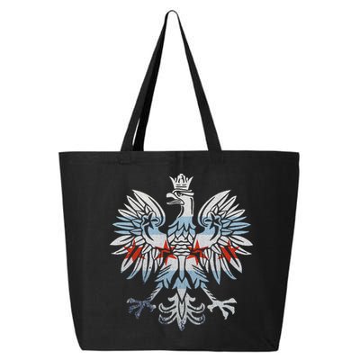 Cool Chicago Flag Polish Eagle Funny Illinois Emblem 25L Jumbo Tote