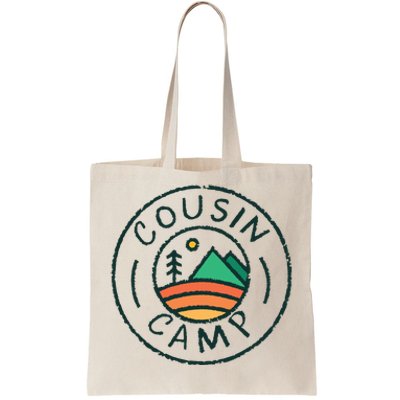 Cousin Camp Friends Summer Travel Family Camping Vacation Tote Bag