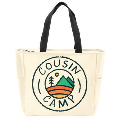 Cousin Camp Friends Summer Travel Family Camping Vacation Zip Tote Bag