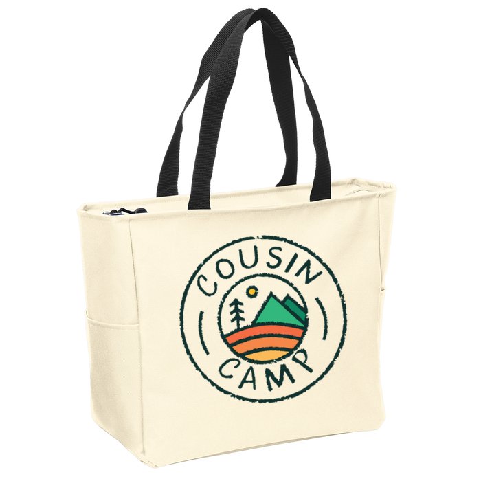 Cousin Camp Friends Summer Travel Family Camping Vacation Zip Tote Bag