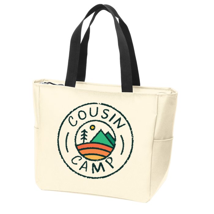 Cousin Camp Friends Summer Travel Family Camping Vacation Zip Tote Bag