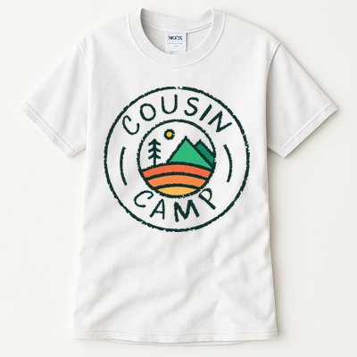 Cousin Camp Friends Summer Travel Family Camping Vacation Tall T-Shirt