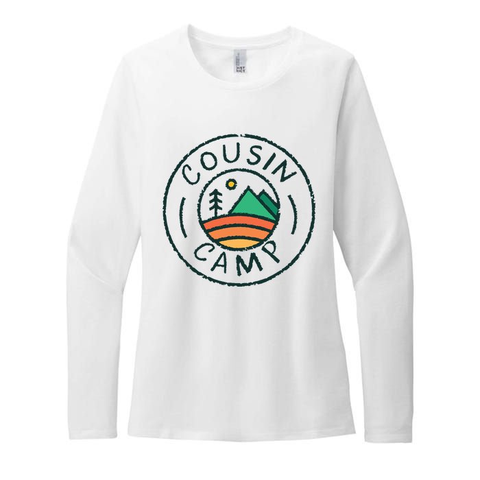 Cousin Camp Friends Summer Travel Family Camping Vacation Womens CVC Long Sleeve Shirt