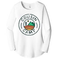 Cousin Camp Friends Summer Travel Family Camping Vacation Women's Perfect Tri Tunic Long Sleeve Shirt