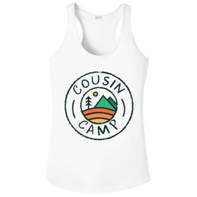 Cousin Camp Friends Summer Travel Family Camping Vacation Ladies PosiCharge Competitor Racerback Tank
