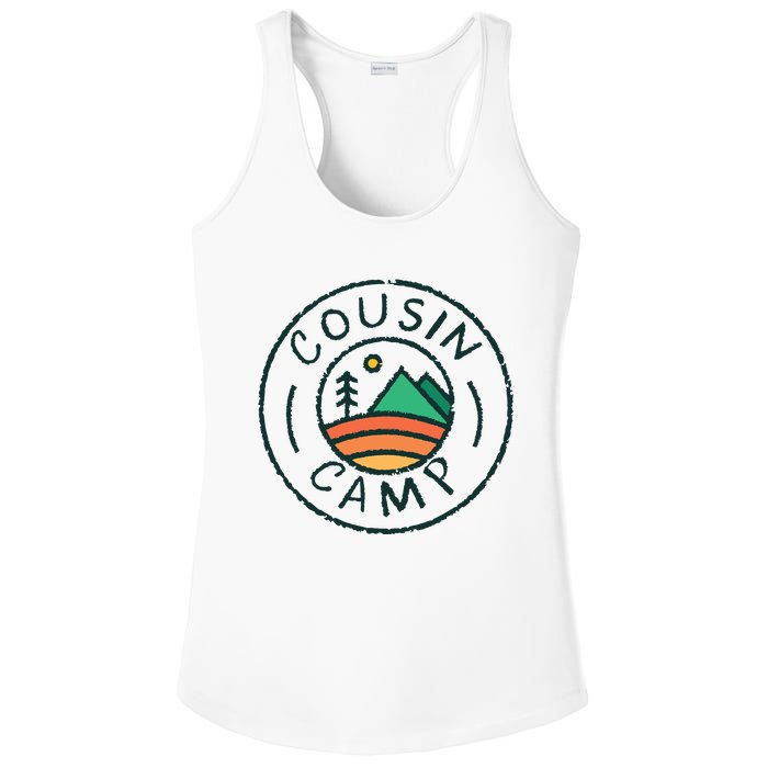 Cousin Camp Friends Summer Travel Family Camping Vacation Ladies PosiCharge Competitor Racerback Tank