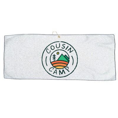 Cousin Camp Friends Summer Travel Family Camping Vacation Large Microfiber Waffle Golf Towel