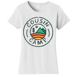 Cousin Camp Friends Summer Travel Family Camping Vacation Women's T-Shirt