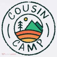 Cousin Camp Friends Summer Travel Family Camping Vacation Women's V-Neck T-Shirt