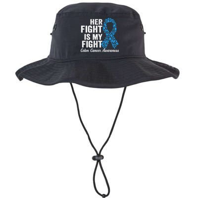 Colon Cancer Gift Her Fight Is My Fight Colorectal Awareness Gift Legacy Cool Fit Booney Bucket Hat