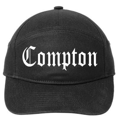 Compton California Gangsta Rap 7-Panel Snapback Hat