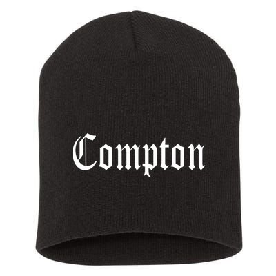 Compton California Gangsta Rap Short Acrylic Beanie