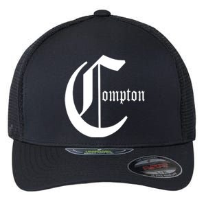 Compton California Gangsta Rap Flexfit Unipanel Trucker Cap