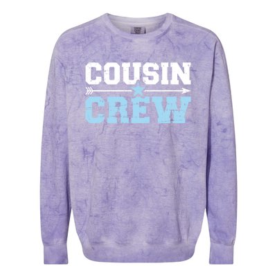 Cousin Crew Gift Colorblast Crewneck Sweatshirt