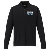 Cousin Crew Gift Performance Long Sleeve Polo