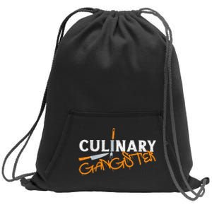 Cooking Cook Gangster Kitchen Chef Culinary Gangster Sweatshirt Cinch Pack Bag