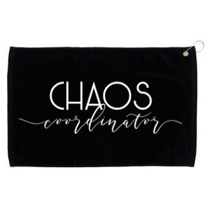 Chaos Coordinator Gift Teacher Gift Funny Mom Grommeted Golf Towel