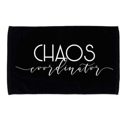 Chaos Coordinator Gift Teacher Gift Funny Mom Microfiber Hand Towel