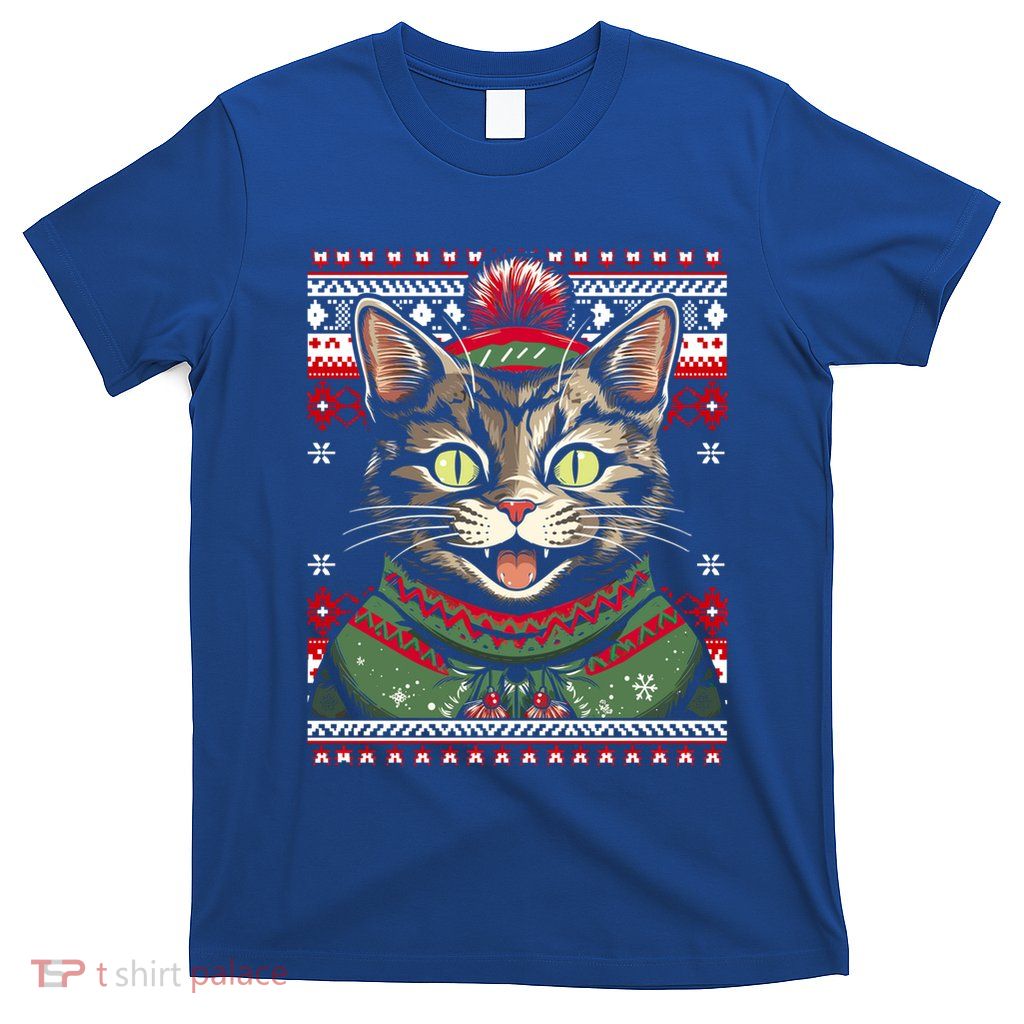 Christmas Cat Gift T-Shirt