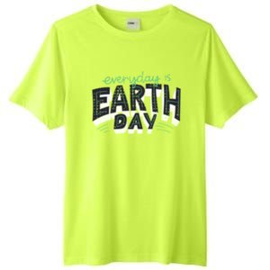 Climate Change Global Warming Everyday Is Earth Day Gift Tall Fusion ChromaSoft Performance T-Shirt