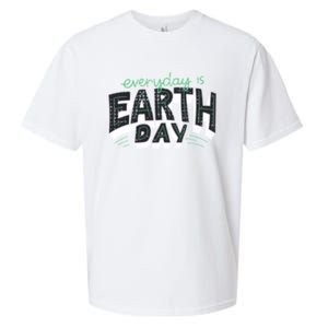 Climate Change Global Warming Everyday Is Earth Day Gift Sueded Cloud Jersey T-Shirt