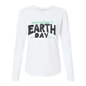 Climate Change Global Warming Everyday Is Earth Day Cool Gift Womens Cotton Relaxed Long Sleeve T-Shirt