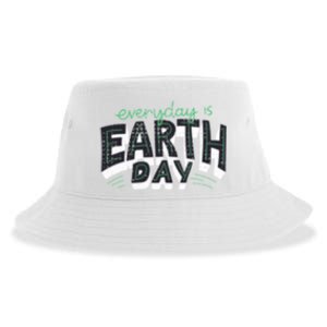 Climate Change Global Warming Everyday Is Earth Day Cool Gift Sustainable Bucket Hat