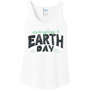 Climate Change Global Warming Everyday Is Earth Day Cool Gift Ladies Essential Tank