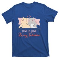 Cat Couple Gift Love Is Love Gift Valentine's Day Meaningful Gift T-Shirt