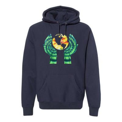 Climate Change Global Warming Oceans Earth Day Premium Hoodie